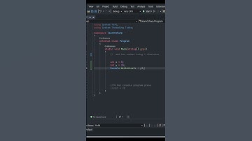 How to add two numbers in csharp c# tutorial #add #two #shorts
