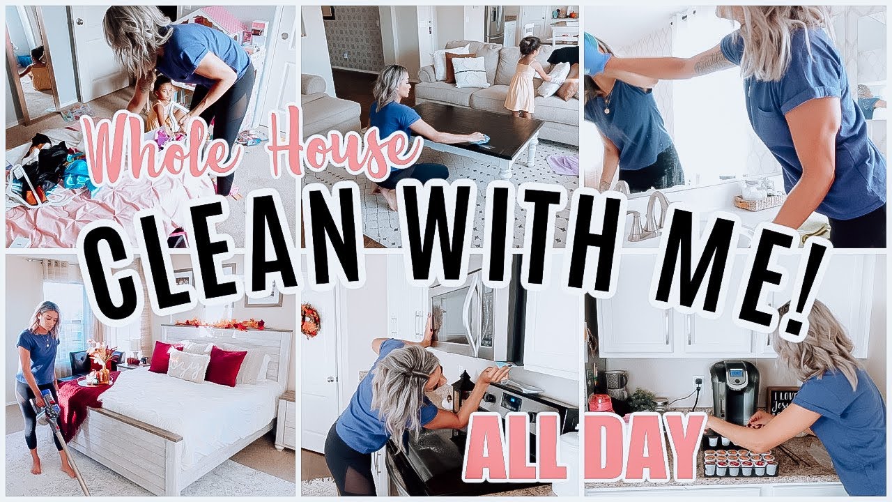 NEW! WHOLE HOUSE CLEAN WITH ME 2021 | ALL DAY CLEANING MOTIVATION ...