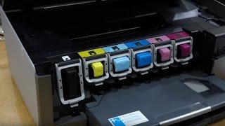 HP Photosmart 3210 Printer Head Cleaning - YouTube
