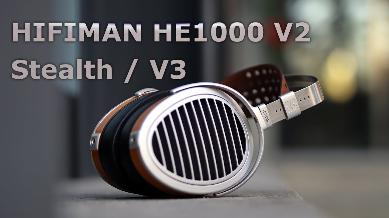 HIFIMAN HE1000 V2 Stealth / V3 Planar Magnetic Headphones - The Utopic  Performer Refined