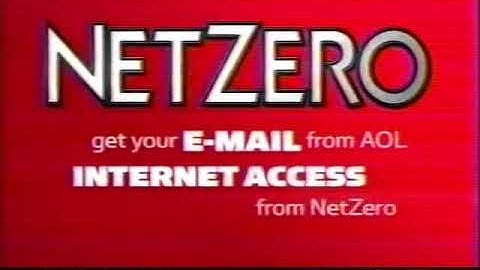 NetZero Internet (2006) Television Commercial