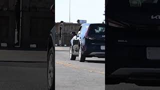 Onlookers Scream as Vehicle Fired Upon For Ignoring Security Barricade Outside ICE Facility #shorts