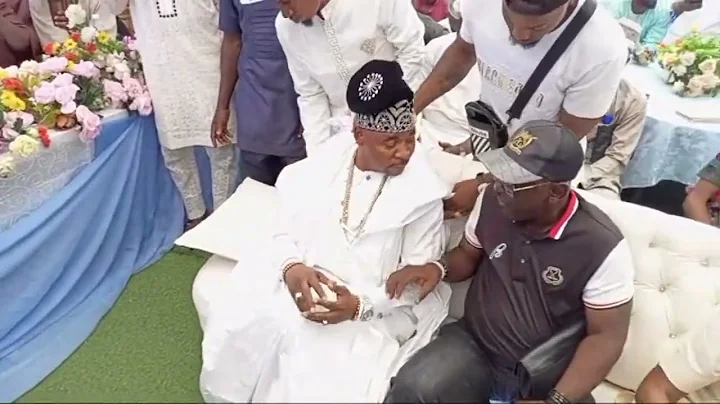 Royal Arrival Of Oba Oshodi MC OLUOMO At His 47th Birthday Party In Lagos