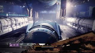 Destiny 2 - Unintentionally glitching into the Cabal ship on Nessus (Proving Grounds First Room?)
