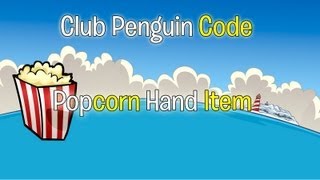 Club Penguin Codes - Popcorn Hand Item