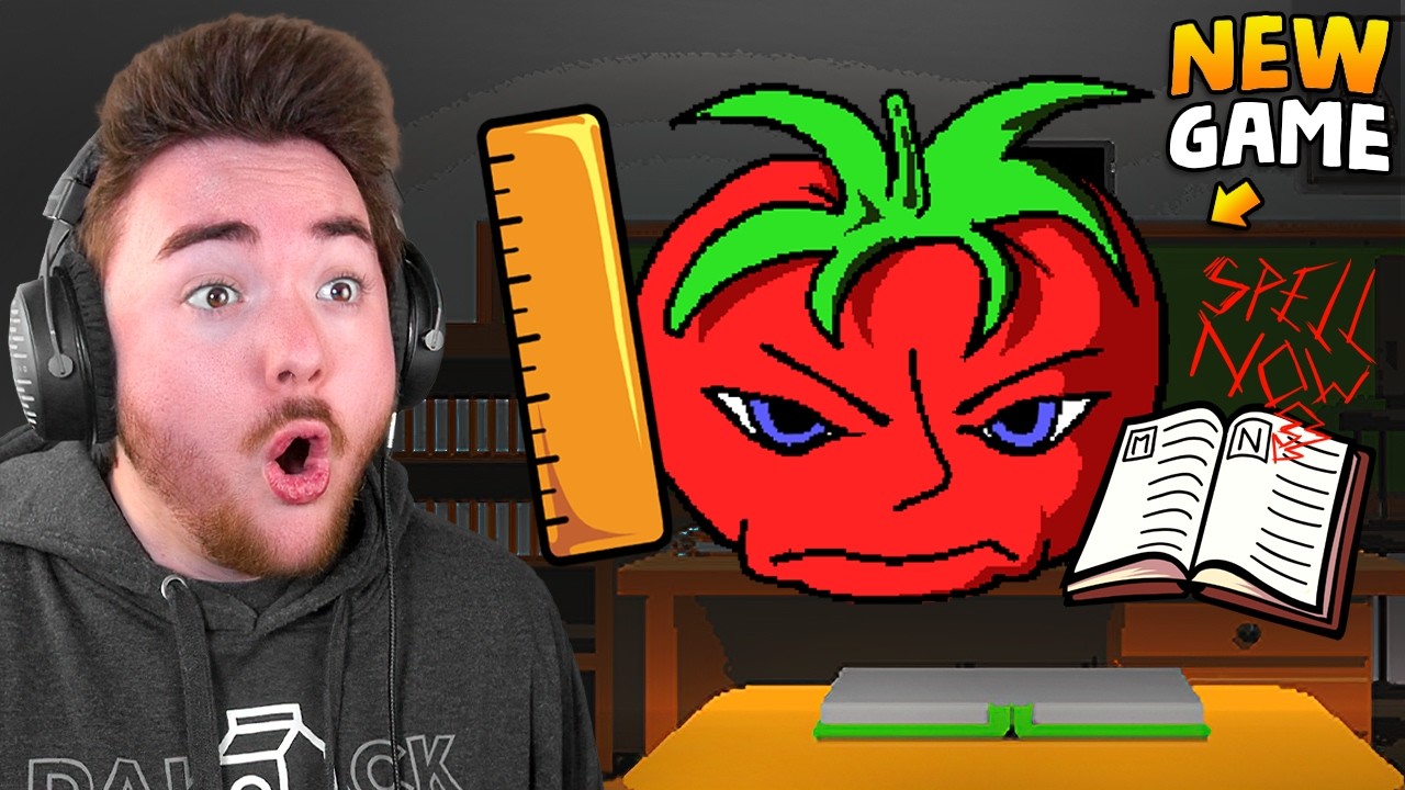 MR. TOMATOS MADE US TAKE A SPELLING CLASS… (Crazy New Game)