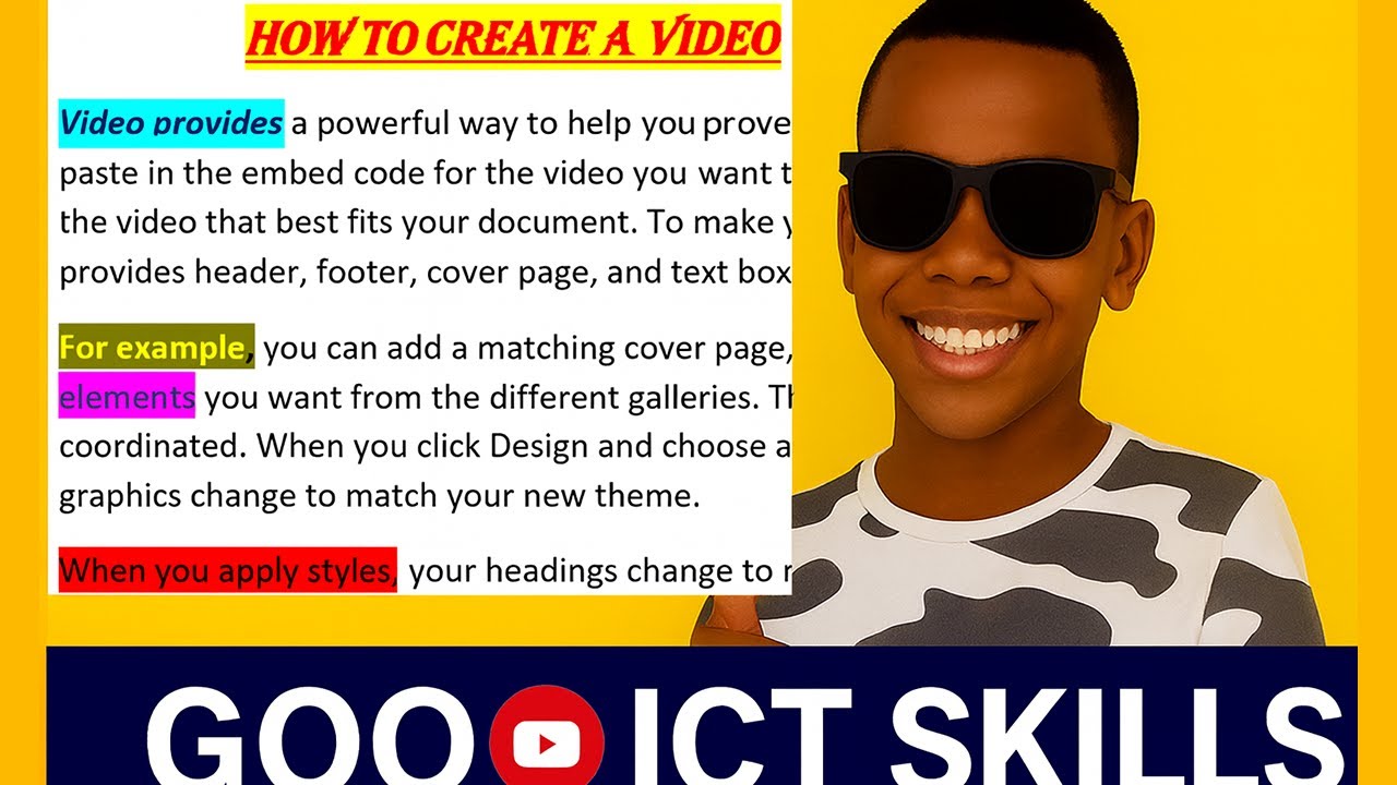 Nigute Wakoresha Amabara Muri Word Document|  How to Apply Foreground Color in MS Word| 