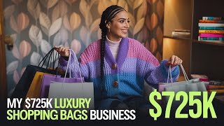 How I Made $725,000 Designing Luxury Reusable Shopping Bags | Bulk Grocery Tote Bags