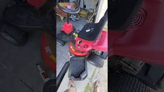 How to Change Oil Craftsman R110 Mower with BG Products