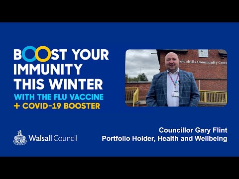 Winter Vaccinations Councillor Gary Flint, Portfolio Holder for Health and Wellbeing by WalsallCouncil