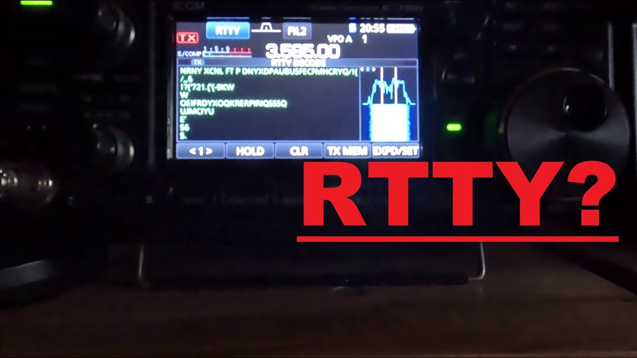 RTTY mit dem ICOM IC-7300 ganz ohne Computer - Geht das? - YouTube