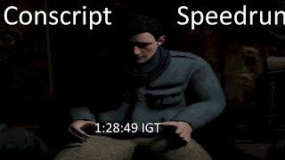Conscript Any% Speedrun 1:28:49 IGT