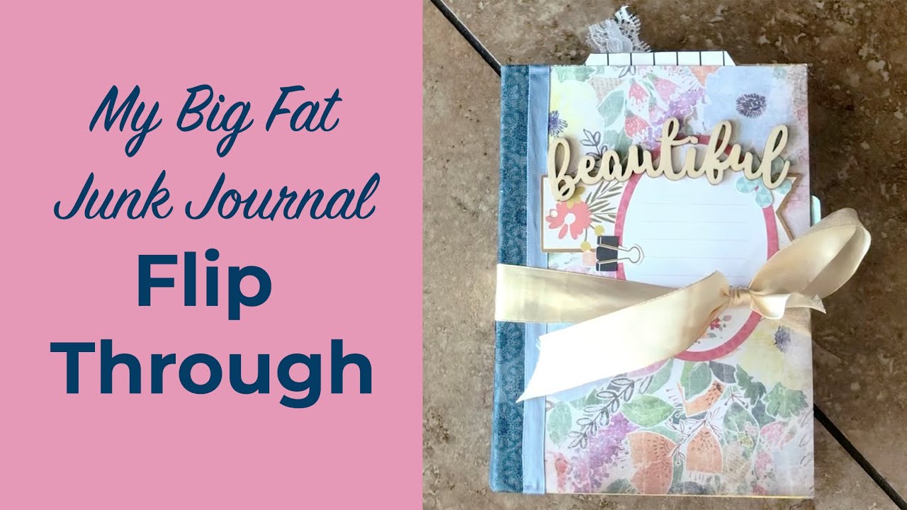 A Handmade Scrapbook Junk Journal Flip through With A Story! 