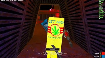 Bletey Gets the Blues from The BONG Quake 2 CTF RailwarZ