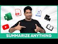 How to Summarise Anything Using AI in Seconds!