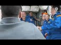 Four new astronauts through the hatch and seven crewmembers total on the