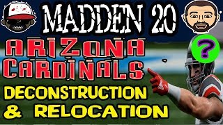 Deconstruct & relocate: arizona cardinals | madden 20 franchise
rebuild ep 1 crazy town gaming