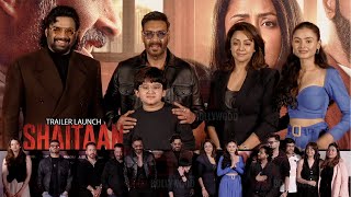 UNCUT - Shaitaan Official Trailer Launch | Ajay Devgn, Jyotika, R Madhavan | FULL COVERAGE