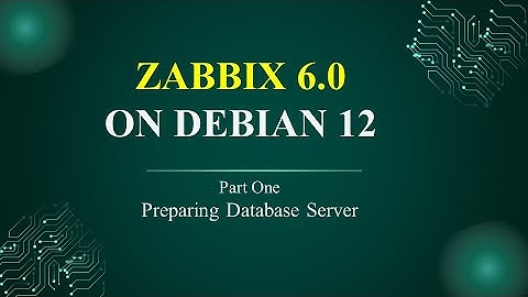 Zabbix 6.X installation on Debian 12 Part One (Preparing Database Server)