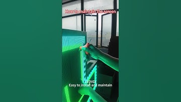how to maintain the screen front maintenance module #outdoorleddisplay #digitalsignage #ledwall