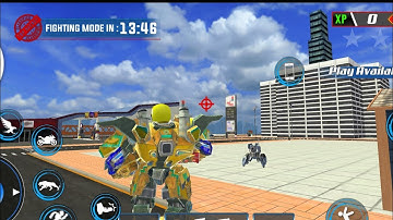 Flying Hawk Robot Car Game #3 - Android Gameplay