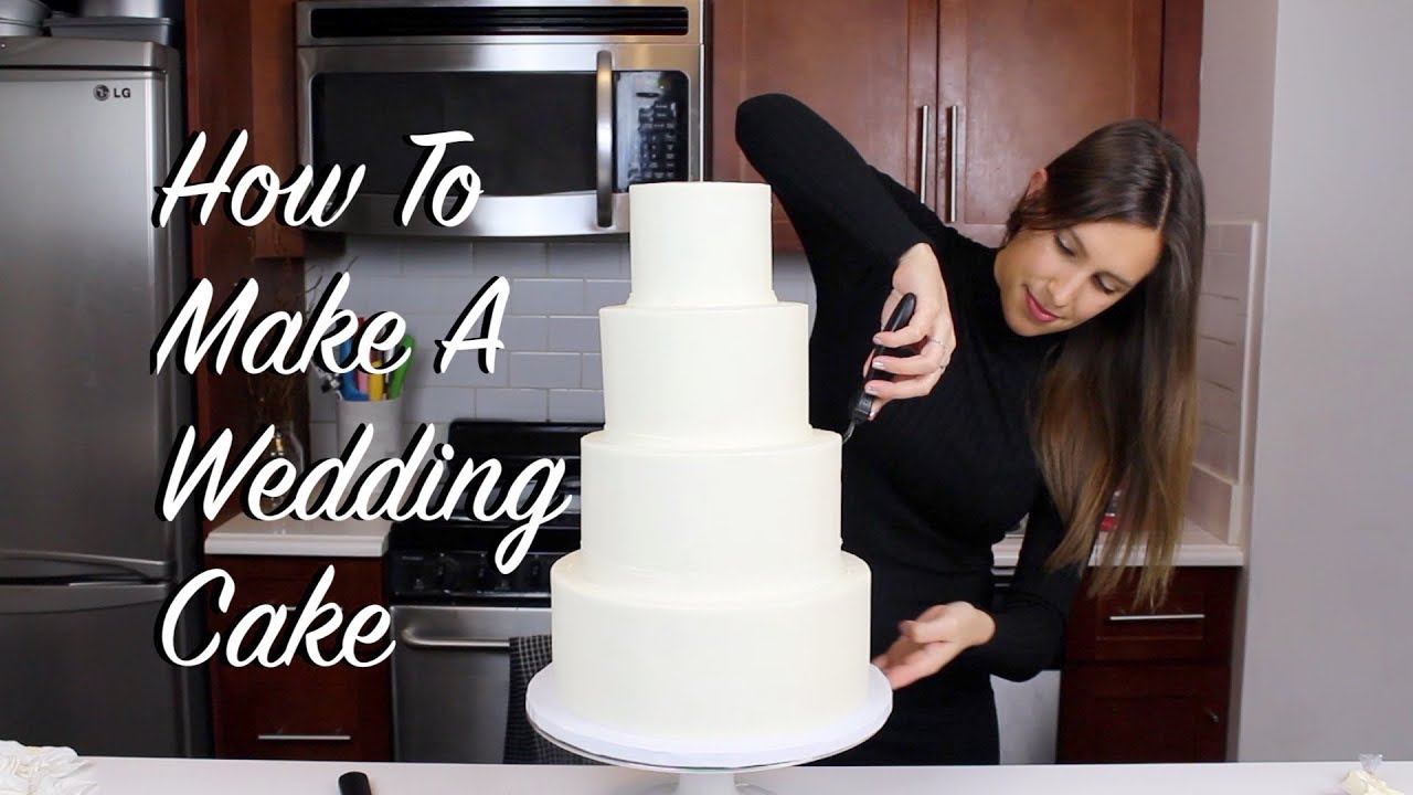 The EASIEST way to Tier a Cake! 