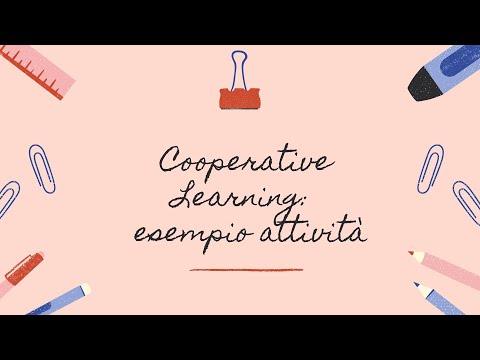 Coperative Leraning:esempio attività