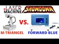 Compare Forward Blue Laser machine vs M Triangel by5 fiber TBK green cell phone repair