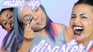 No Arms Make-up Challenge ft. Rachel David! | Stef Sanjati