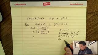 2022 03 24 Algebra 2 (5-5) Function Operations with Dr. Chen