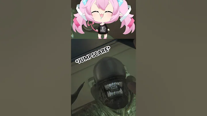 Chibi gets JUMPSCARED by the XENOMORPH ... #shorts #chibidoki #vtuber