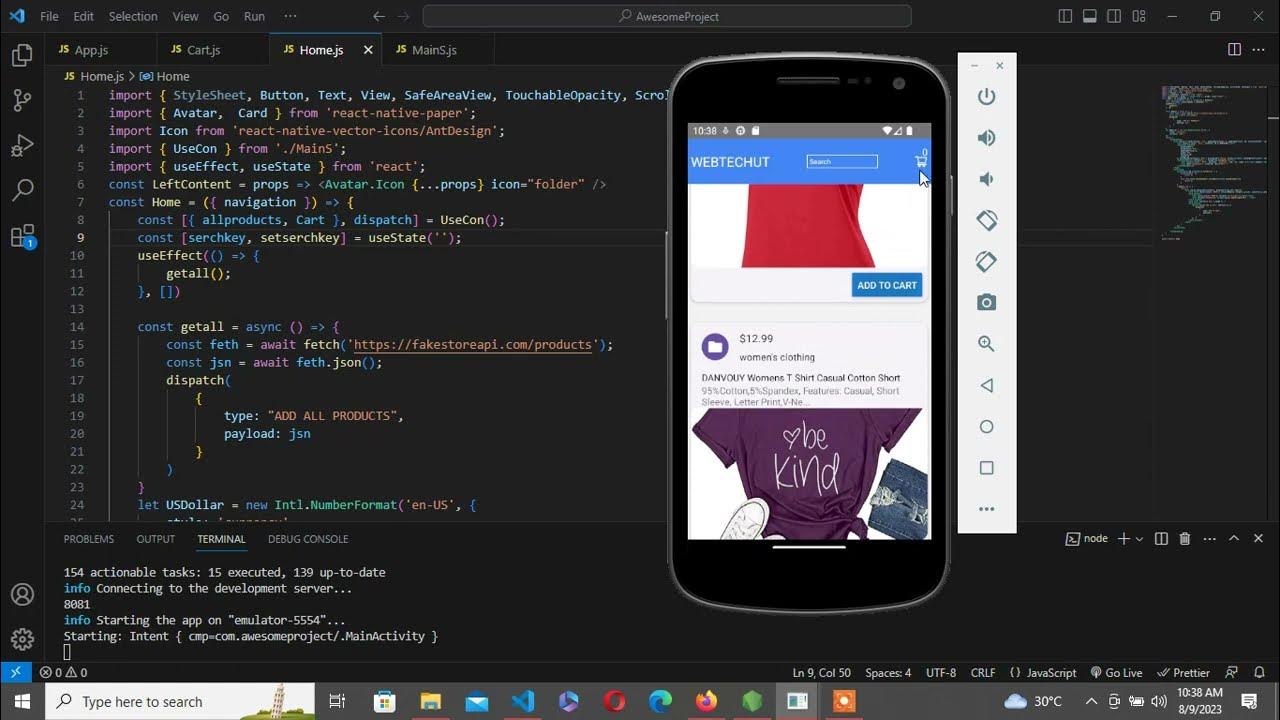 Create a Search Filter in React Native app | Product Search in React ...