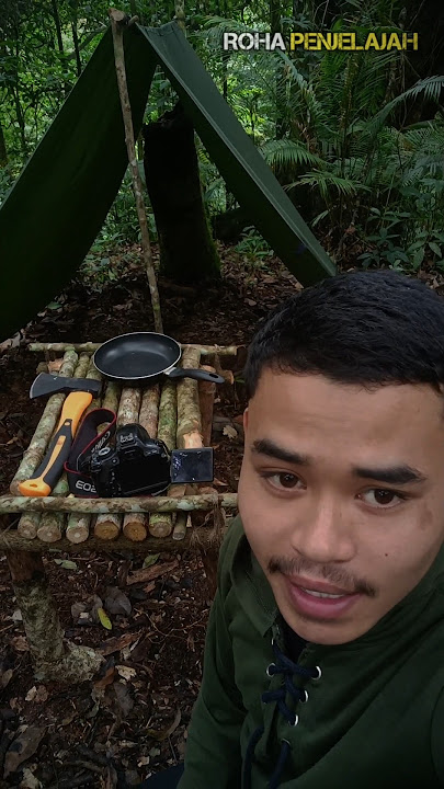 Dealing with Lightning Strikes in the Forest! #camping #outdoors #survival