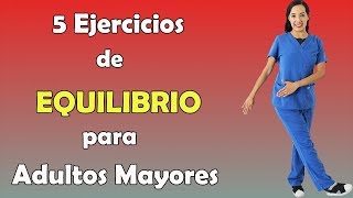 5 Ejercicios de EQUILIBRIO para Adultos Mayores (prevención de caídas) | Fisioterapia en Querétaro