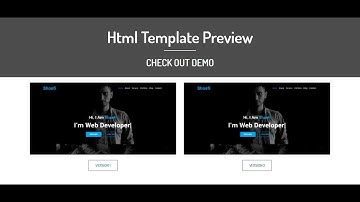 how to create an HTML preview  template for ThemeForest