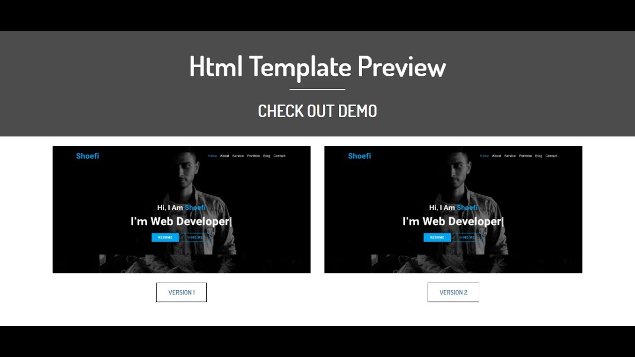 how to create an HTML preview template for ThemeForest