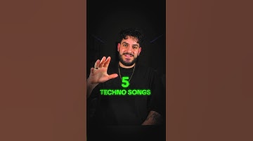 TOP 5 Techno songs of the Month 🔥