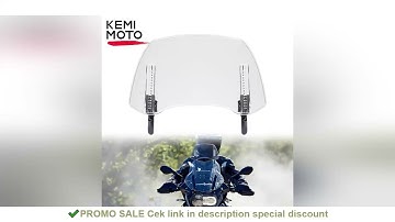 Motorcycle Windshield Extension Universal Windscreen For BMW R1250GS For Honda For Suzuki Heighten W