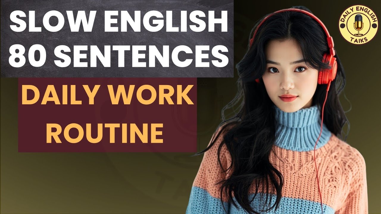 80 Daily Work Routine English Sentences for Listening & Speaking ...
