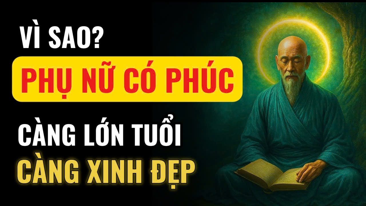 VÌ SAO PHỤ NỮ CÓ PHÚC, CÀNG LỚN TUỔI CÀNG XINH ĐẸP – BÍ MẬT TỪ PHÚC KHÍ VÀ TÂM HỒN