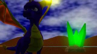 Spyro DOTD 3D Animation Render