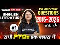 UGC NET English Paper 2 | Last 10 Years Solved Papers #1 | UGC NET Paper 2 English PYQs Marathon