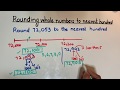 Master Whole Number Rounding with Number Line Method ✨