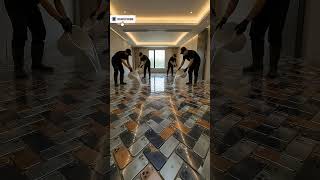 Making a Floor Out of 1000+ iPhones?! 📱🤯 #Shorts #iphone17 #viral