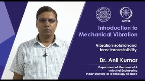 Vibration isolation and force transmissibility