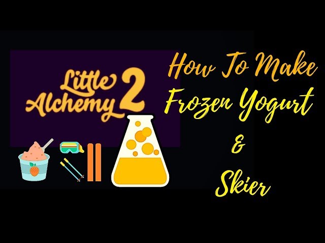 Little Alchemy 2-How To Make Frozen Yogurt & Skier Cheats & Hints - Youtube