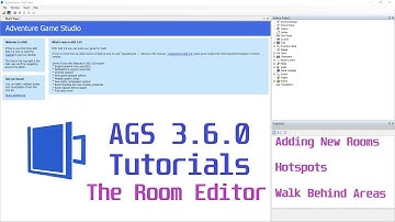 Adventure Game Studio Tutorials: Adding New Rooms, Hotspots, Walk Behinds (V-Log 7)