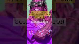 #slowedandreverb #slowed lil wayne no type chopped and screwed