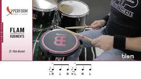 Drum Rudiments - Flam Rudiments - Flam Accent and variation