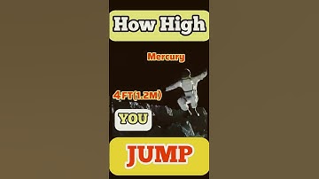 How high can you jump? Exploring gravity on planets, moons and dwarf planets